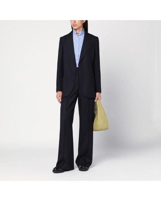 Prada Blue Single-Breasted Jacket