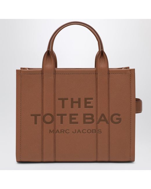 Marc Jacobs Brown Argan Oil Leather The Medium Tote Bag