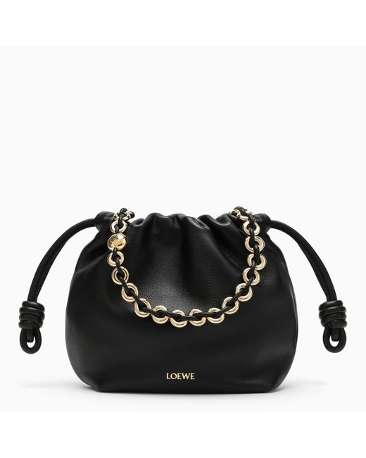 Loewe Flamenco Purse Black Leather Mini Bag for men