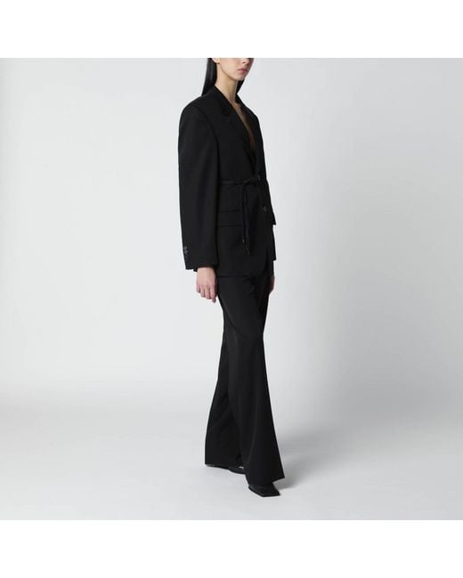 Balenciaga Black Wool Trousers