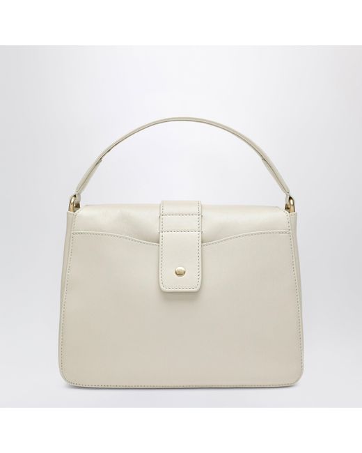 Burberry White Small Rider Shoulder Bag
