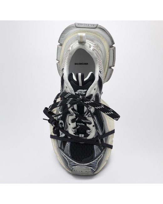 Balenciaga Gray 3Xl Split Logo Sneakers for men