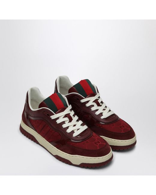 Gucci Brown Re-Web Sneakers
