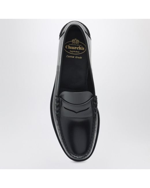 Church's Black Classic Leather Loafer for men
