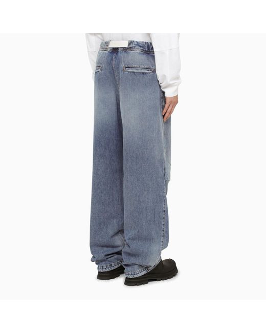 DARKPARK Jordan Blue Denim Wide Jeans for men