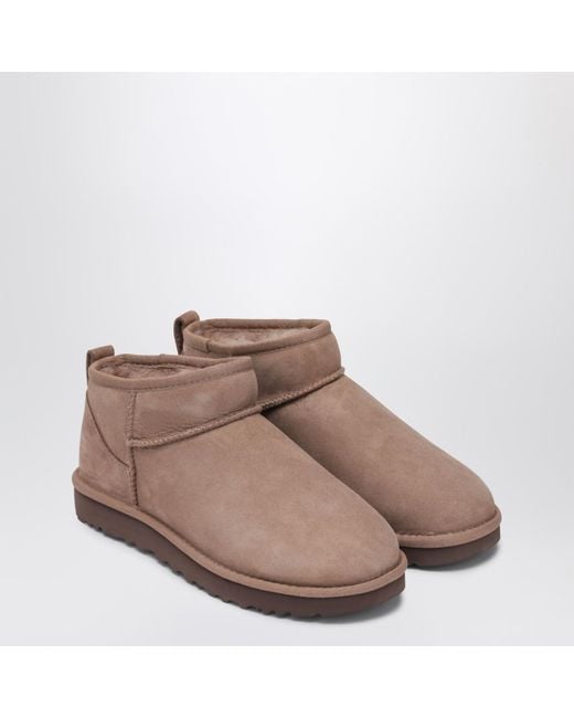 Ugg Brown Classic Ultra Mini Rocky Oak Boot