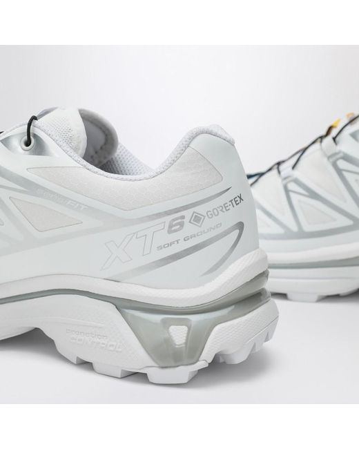 Salomon White Xt-6 Gtx Sneakers