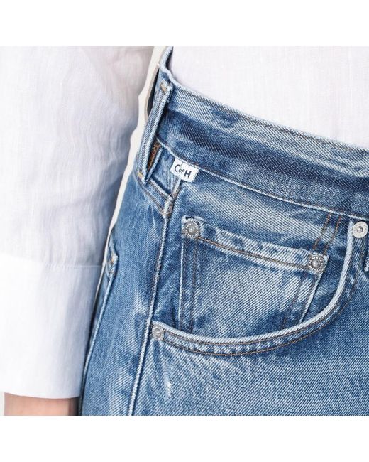 Jeans ayla baggy slavato con strappi di Citizens of Humanity in Blue