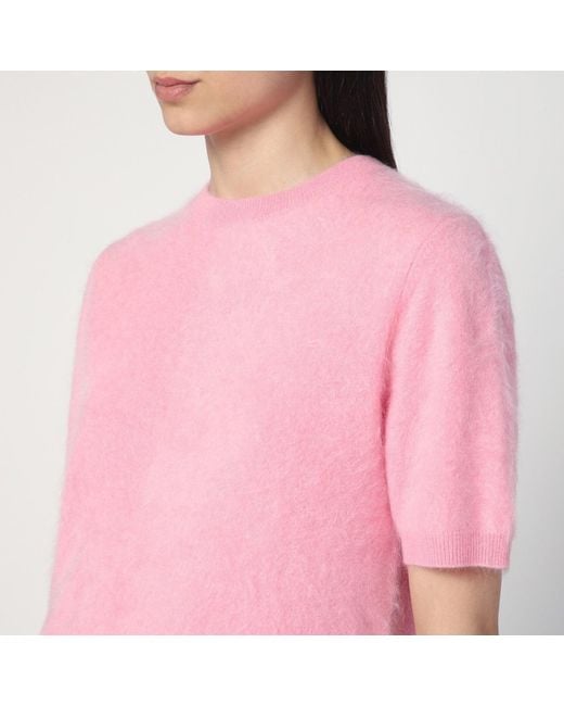 Soft Goat Pink Brushed Cashmere Sweater