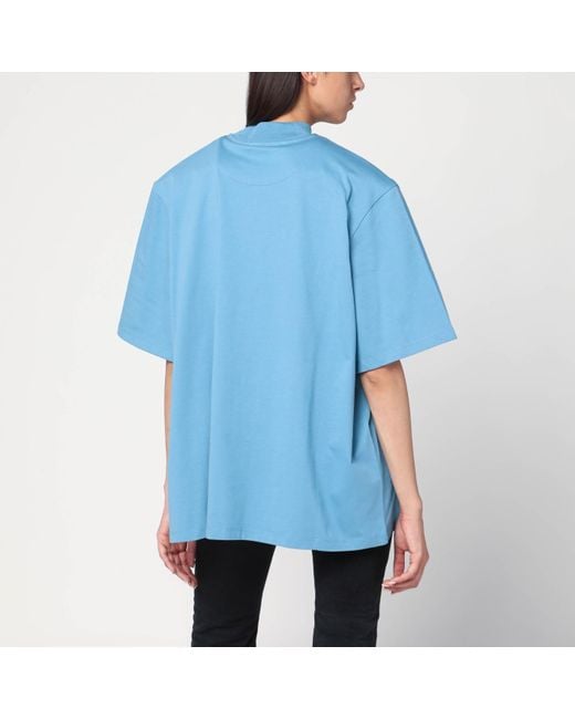 The Attico Blue Cotton T-Shirt