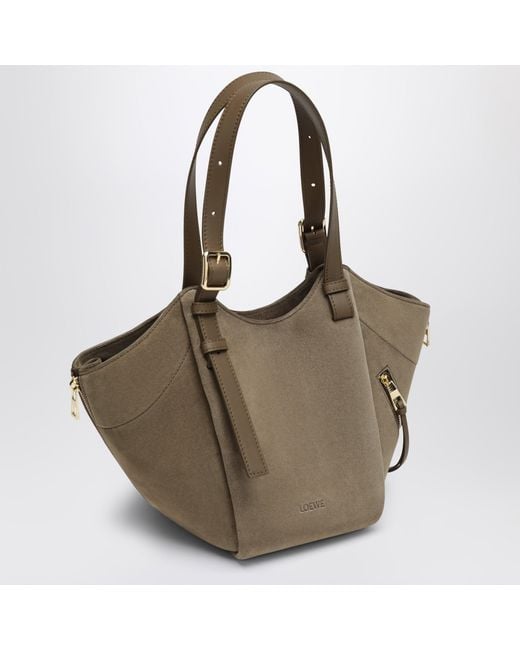 Borsa Hammock Flip Brownish di Loewe