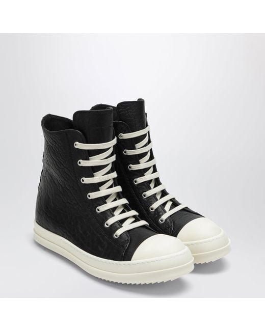 Rick Owens Black High-Top Sneakers for men