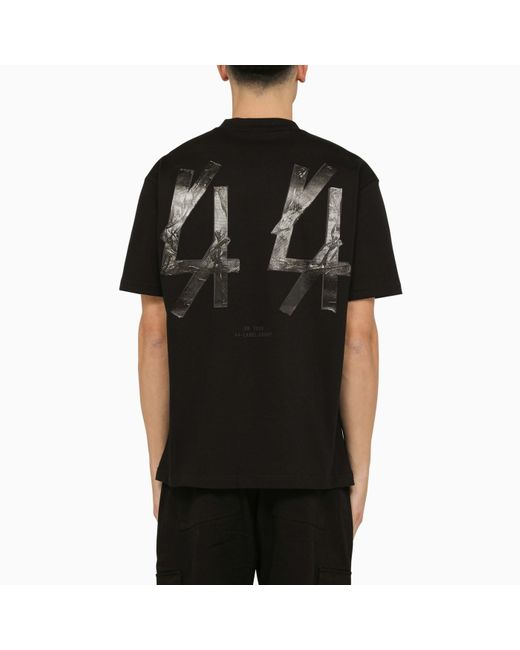 44 Label Group Black 44 Gaffer Print Crew-neck T-shirt for men