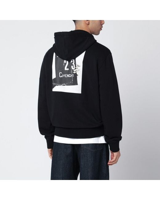 Givenchy Black Couture Seam Sweatshirt With Clapperboard Print for men