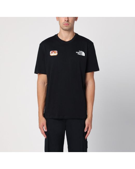 The North Face Black Cotton T-Shirt for men