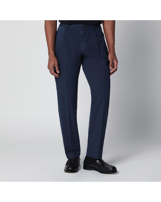 Santaniello Blue Trousers for men