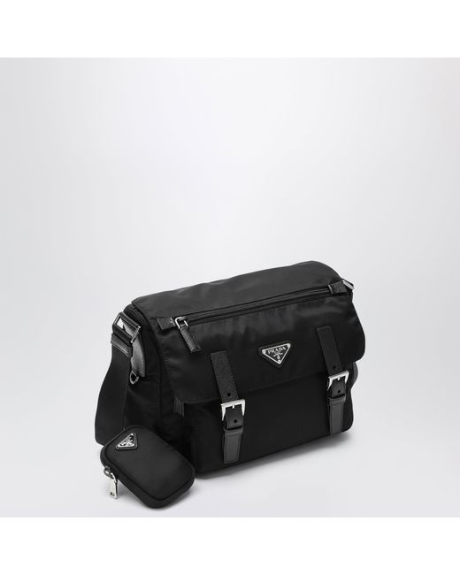 Prada Black Re-Nylon Medium Cross-Body Bag