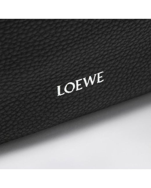 Borsa a tracolla piccola cubi nera di Loewe in Black da Uomo