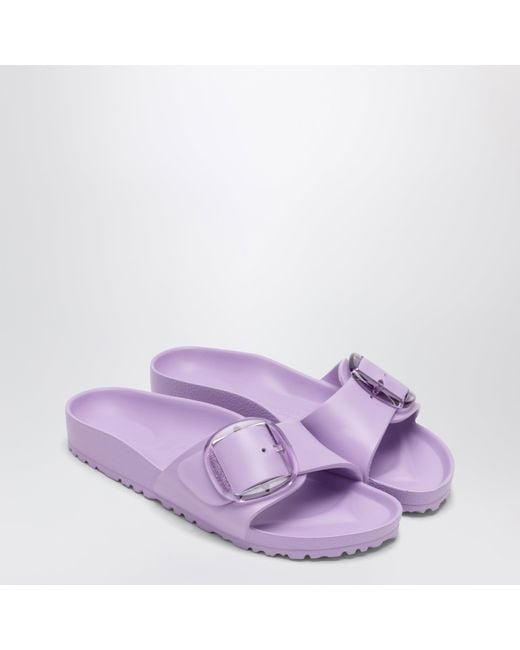 Birkenstock Purple Madrid Big Buckle Eva Slides