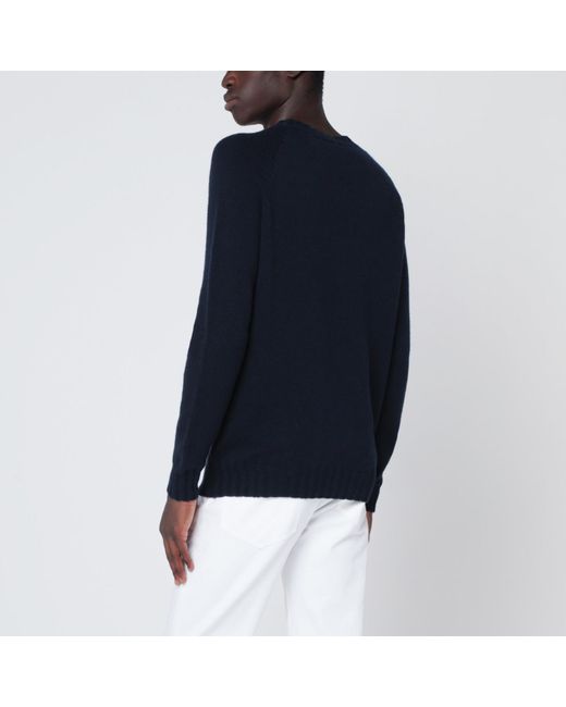 Tagliatore Blue Cashmere Sweater for men