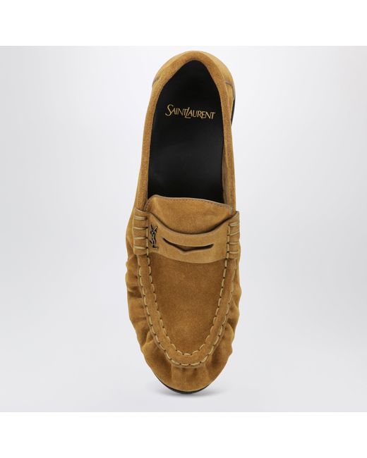 Saint Laurent Brown Le Loafer Moccasins