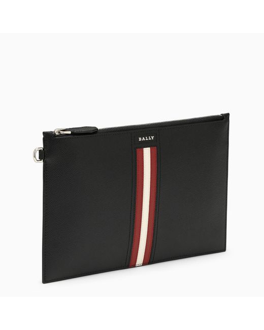 Bally Soft Clutch In Black Leather for men