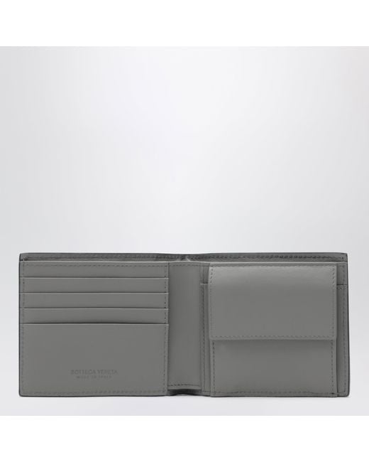 Bottega Veneta Black Midnight/Basalt Bi-Fold Wallet for men