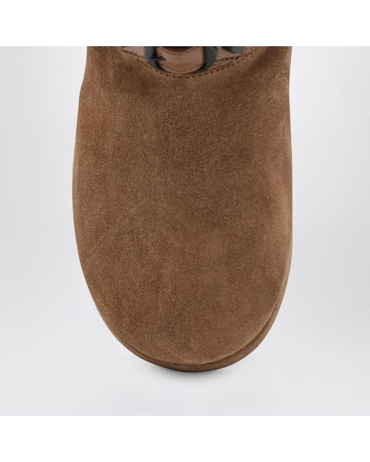 Balenciaga Brown "Alaska" Snow Boots