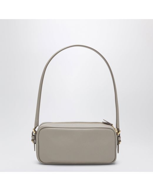 Miu Miu Gray Pumice Leather Pouch