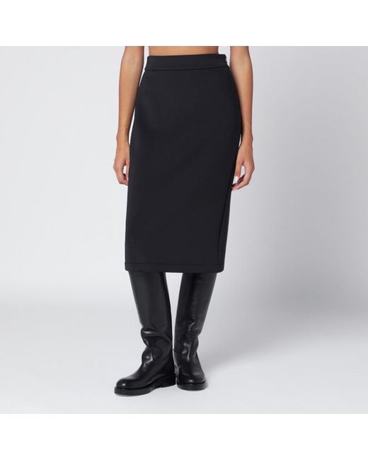 Moncler x Edward Enninful Black Pencil Skirt