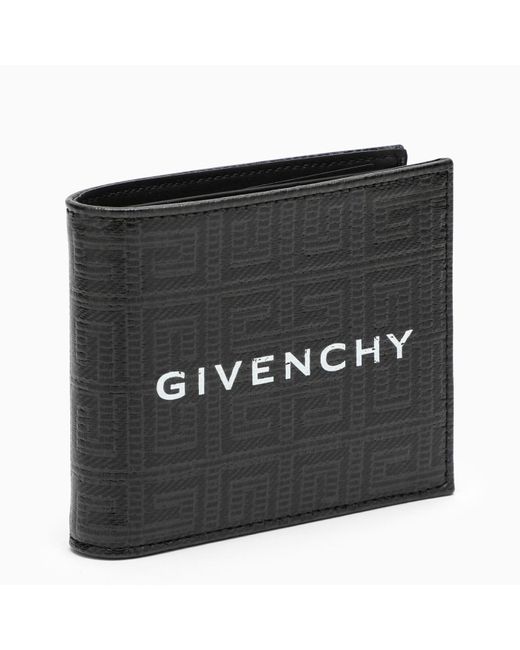 Portafoglio in tela spalmata 4g nera con logo da Uomo di Givenchy in Nero |  Lyst