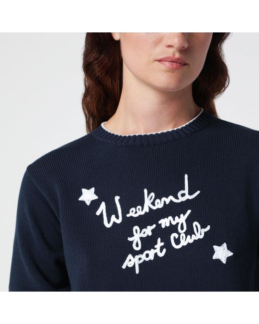 Weekend by Maxmara Blue Boxy Denim Cotton Shirt