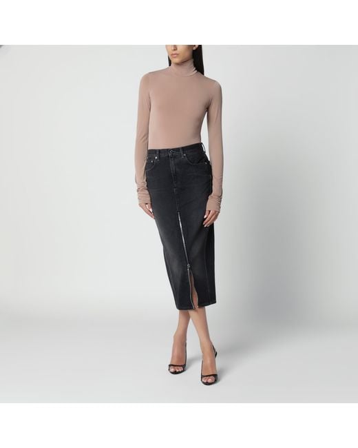 ANDAMANE Pink Blush Turtleneck Bodysuit