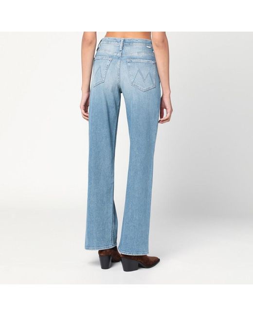 Jeans the spinner zip sneak blu chiaro di Mother in Blue