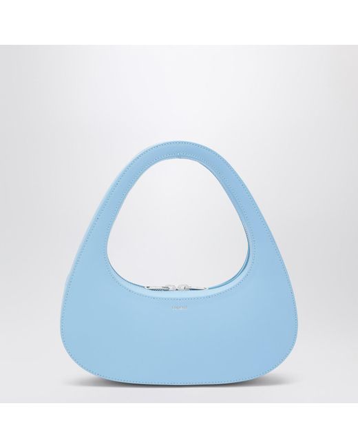 Coperni Blue Micro Baguette Swipe Bag Leather
