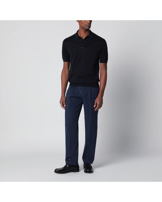 Santaniello Blue Trousers for men