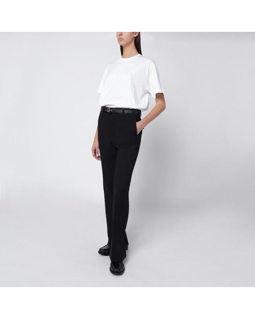 Gucci White Cotton Jersey T-Shirt