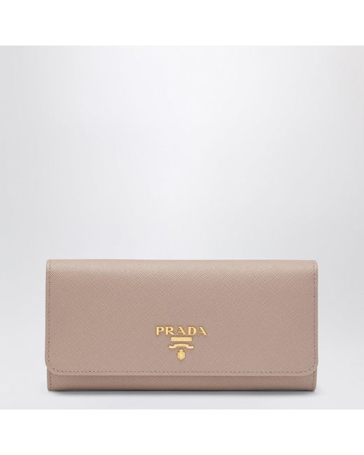 Prada Brown Saffiano Wallet