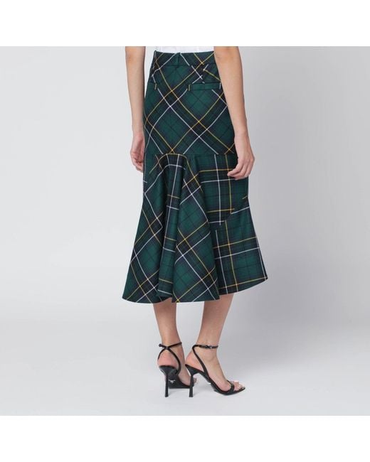 McQueen Blue Flared Skirt