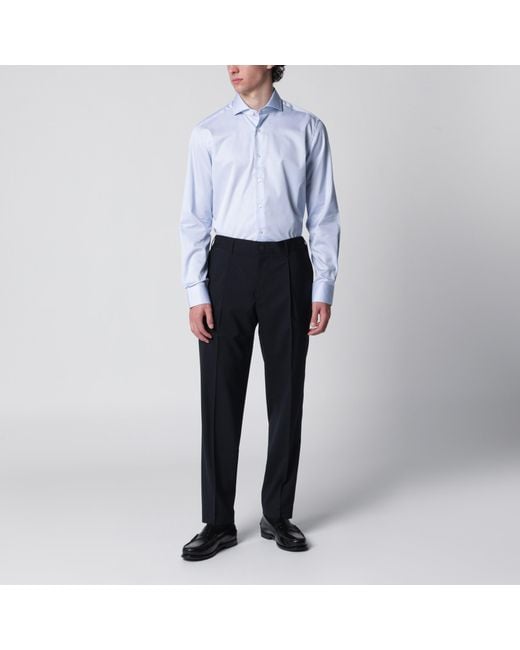 Santaniello Blue Trousers for men