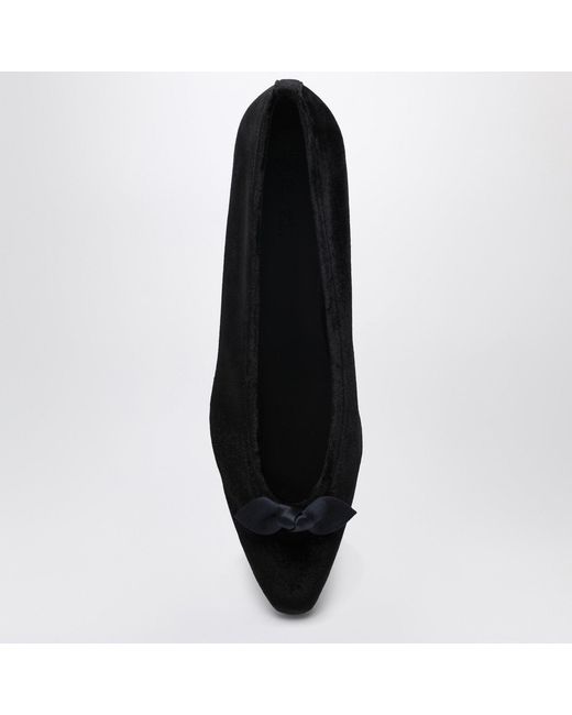 Loro Piana Black Primula Ballet Flats