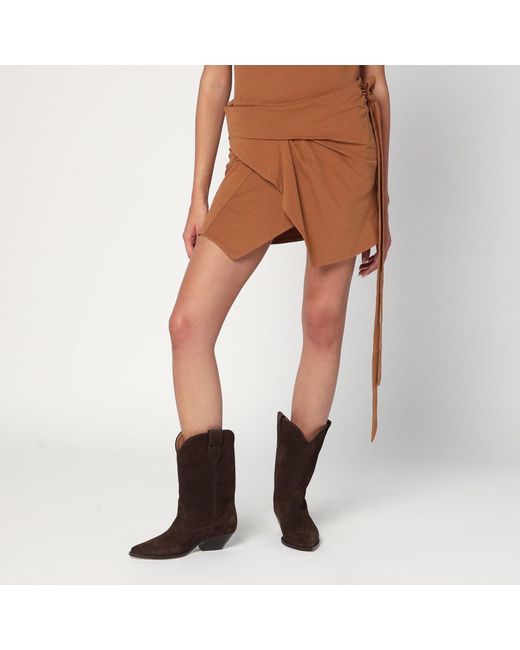 Isabel Marant Brown Caramel-Coloured Berenice Skirt