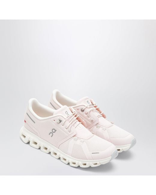 On Shoes White Cloud 6 Salt/Gardenia Sneakers