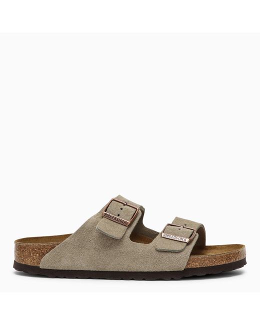 Arizona slim sale soft taupe suede