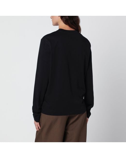 Pull Ami De Coeur Noir AMI en coloris Black