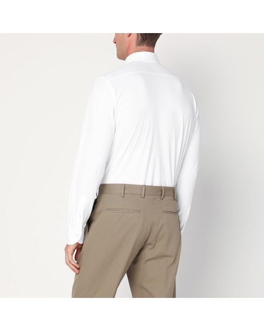 Xacus White Active Twill Shirt for men