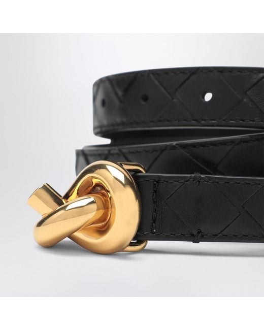 Bottega Veneta Black Knot Belt