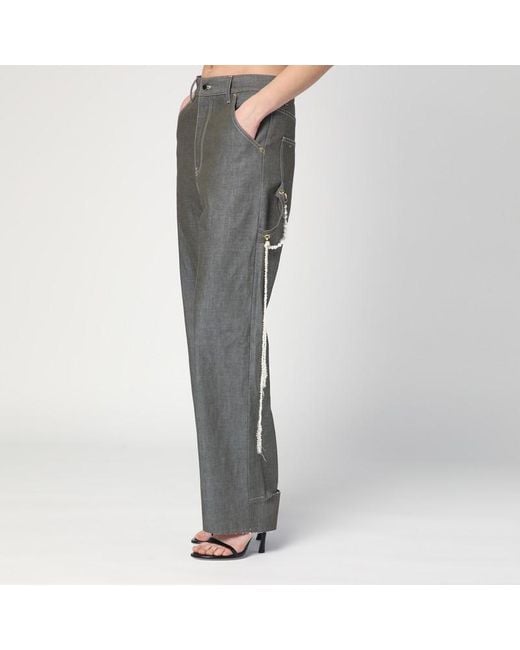 DARKPARK Gray Graue Hose Lisa Aus Baumwolle