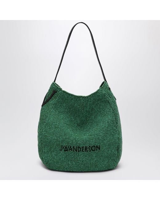 J.W. Anderson Green Small Bulb Beaded Bag