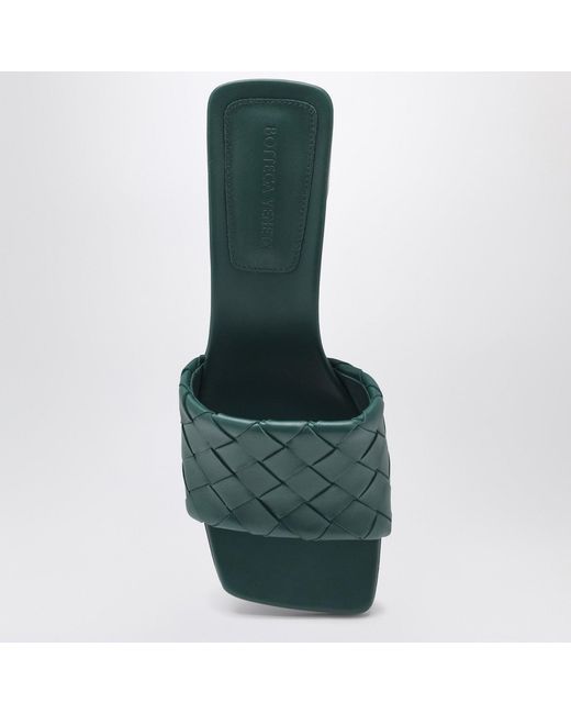 Bottega Veneta Green Parco Mules